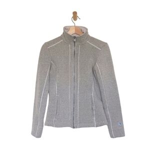 Kuhl Stella Knit Fleece Jacket in Light Gray - Size S